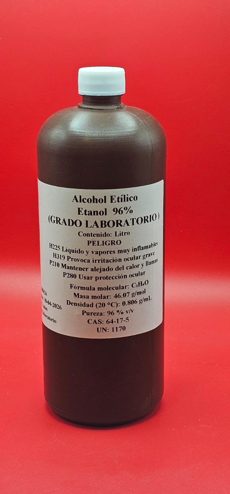 Alcohol Etílico (Etanol 96%)
