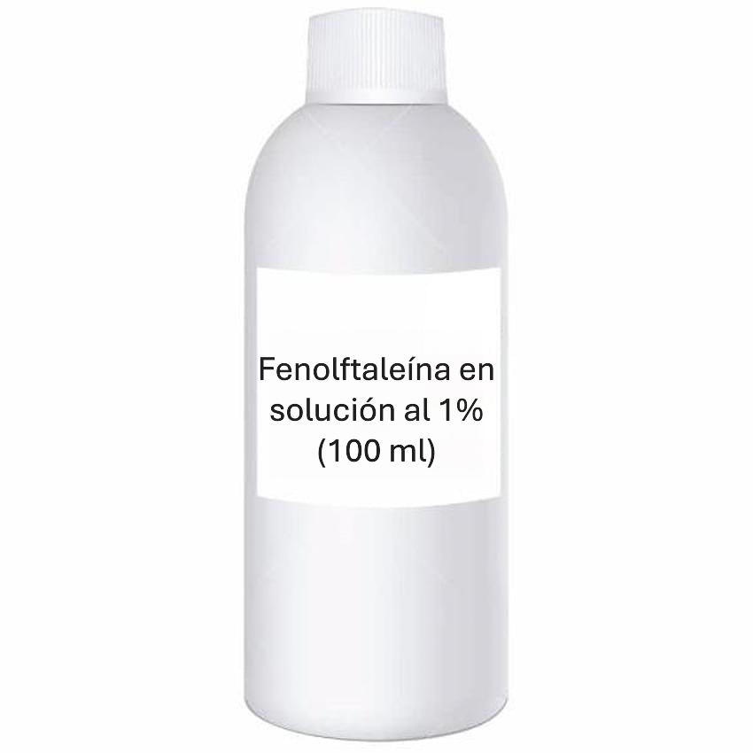 Fenolftaleína en solución al 1% (100 ml)
