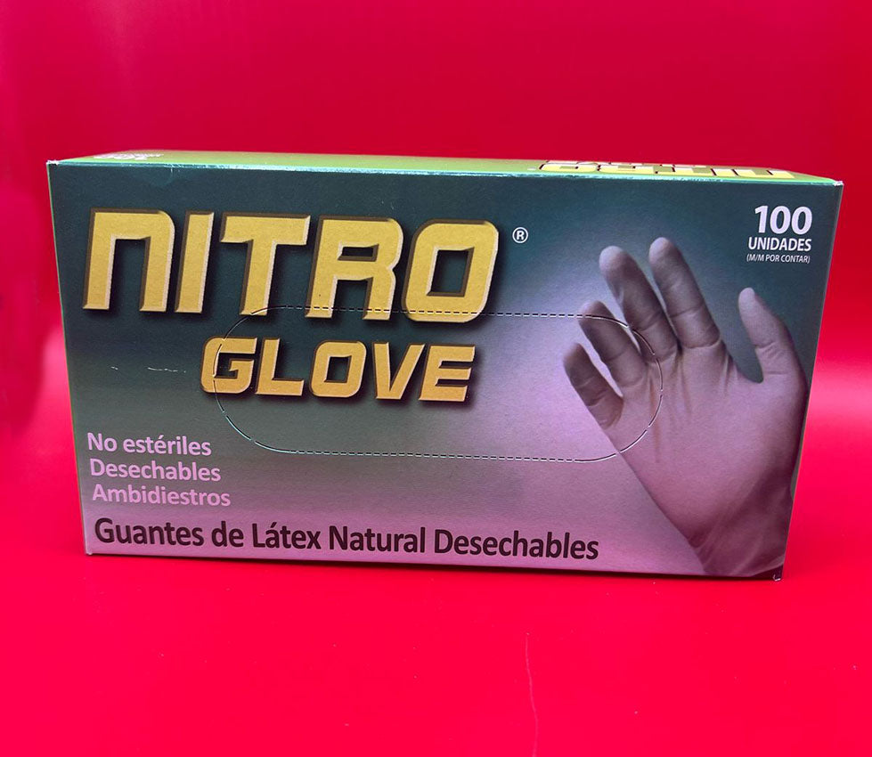 Caja De 100 Guantes De Latex Talla L