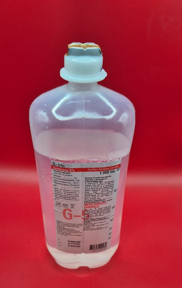 Suero Glucosado 5% Litro